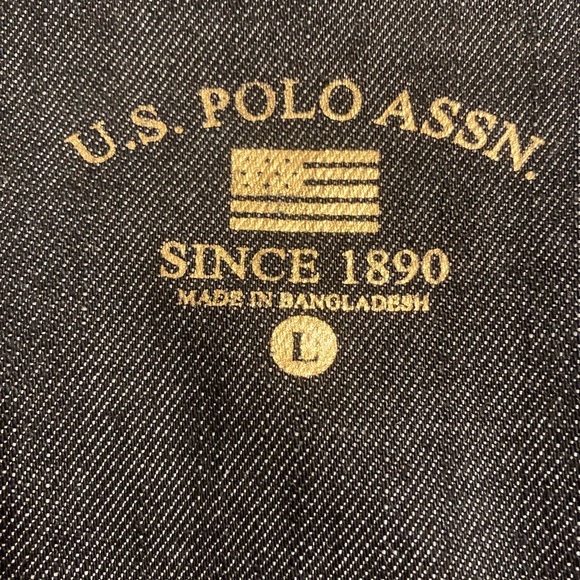 Classic Fit Dark Wash Denim Jacket - Picture 6 of 6